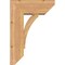 Ekena Millwork Thorton Slat Smooth Bracket w/ Offset Brace, Western Red Cedar, 7 1/2"W x 18"D x 26"H BKT0806X18X26THR06SWR - alternate 4